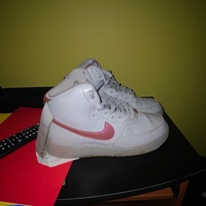 Rose Gold High Top Forces